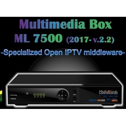 IPTV ML 7500 S2T2 HEVC MEDIALINK
